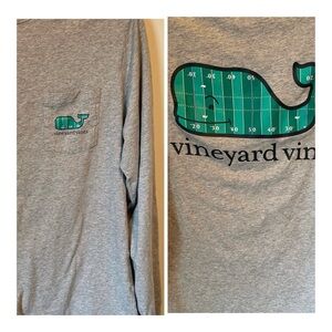 Vineyard Vines Heather Gray Long Sleeve Tee